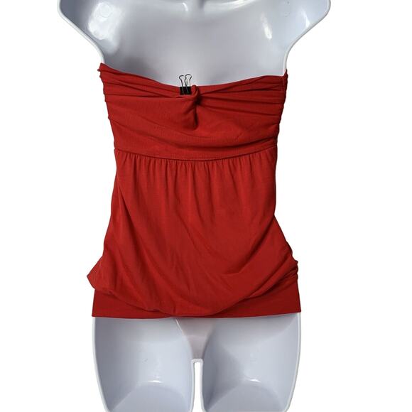 Ted Baker Sleeveless Top Tassel Wrap Tie Red Size 1 XS Summer Party - Picture 10 of 16